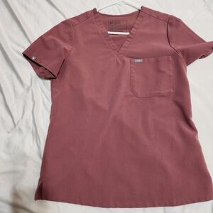 Figs Catarina 1 pocket Pink Scrub Top